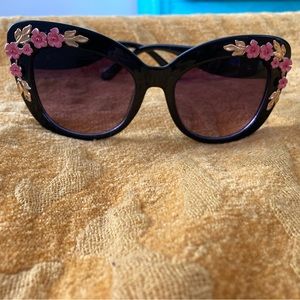 Fun floral embellished sunglasses